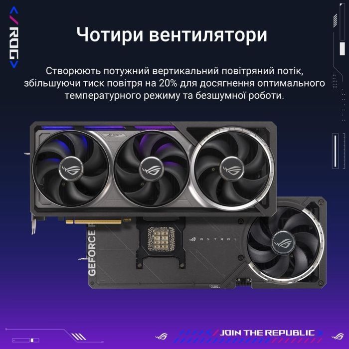 Відеокарта ASUS GeForce RTX5090 32GB ROG ASTRAL OC GAMING (ROG-ASTRAL-RTX5090-O32G-GAMING) зображення 7