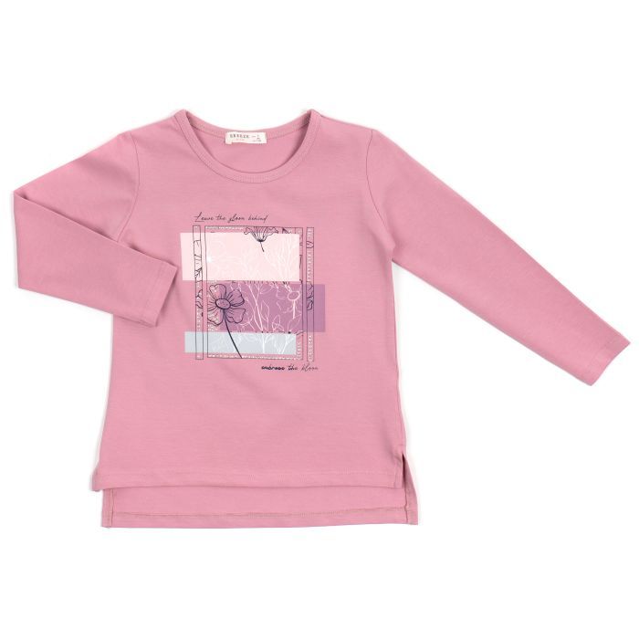 Кофта дитяча Breeze з квіткою (21055-116G-lilac)