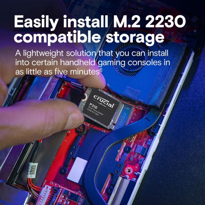 Накопичувач SSD M.2 2230 2TB P310 Micron (CT2000P310SSD2) зображення 6
