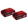 Акумулятор до електроінструменту Einhell Twinpack PXC Plus, 18В, 2х3Ah, 1.23кг (4511631) зображення 2