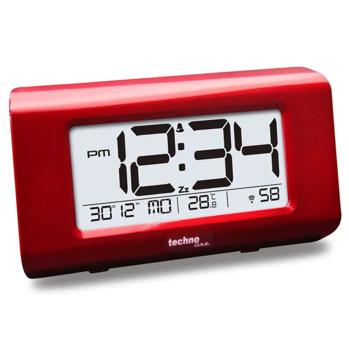 Настольные часы Technoline WT197 Red (DAS302981) изображение 3