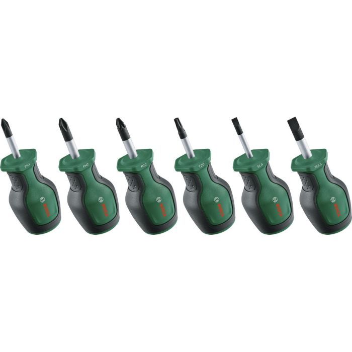 Набор отверток Bosch 6шт, PH, PZ, TX, SL, сталь CrV (1.600.A03.2UK)