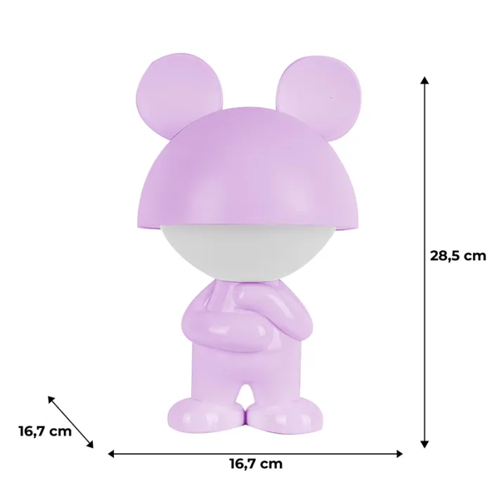 Нічник Kite Світильник LED з акумулятором Dreamy Mouse, білий (K25-315-2-1) зображення 6
