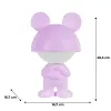 Нічник Kite Світильник LED з акумулятором Dreamy Mouse, фіолетовий (K25-315-2-5) зображення 6