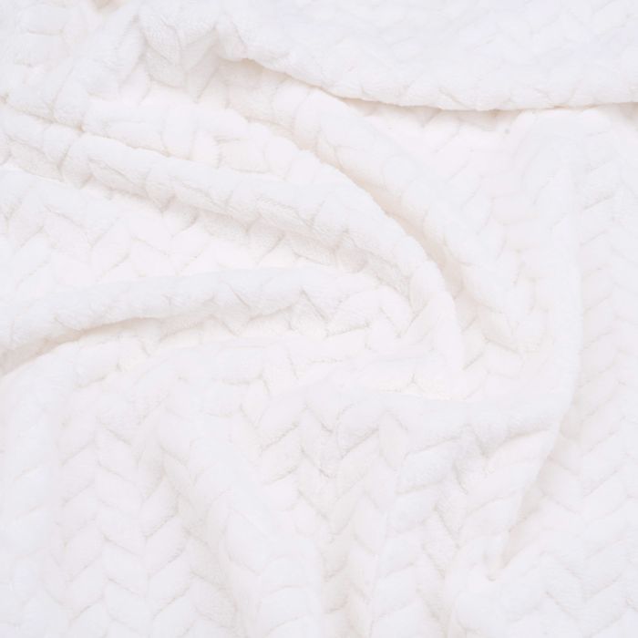 Плед Ardesto Jacquard Braid 160х200см, 100% поліестер, айворі (ART0201JB) зображення 4