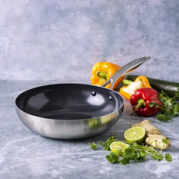 Сковорода GreenPan Geneva Вок 28 см, 3,6 л з керамічним покриттям (CC004781-001) изображение 3