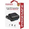 FM модулятор Promate ezfm-2 black AUX/SD/USB Black (ezfm-2.black) зображення 2