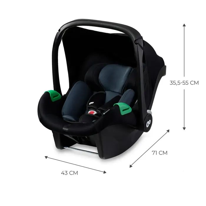 Автокресло Kinderkraft Mink Pro i-Size переноска Black (KCMINKPRBLK0000) (5902533923236) изображение 3