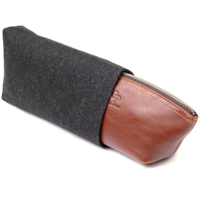 Косметичка Grande Pelle Зі шкіри Червона (11303) зображення 7