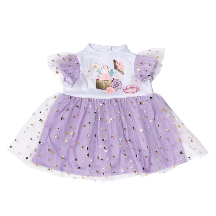 Аксесуар до ляльки Zapf Одяг для ляльки Baby Annabell - Бузкова сукня (710296)