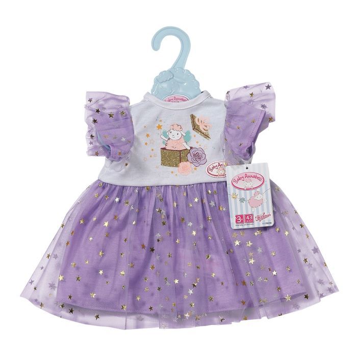 Аксесуар до ляльки Zapf Одяг для ляльки Baby Annabell - Бузкова сукня (710296) зображення 5
