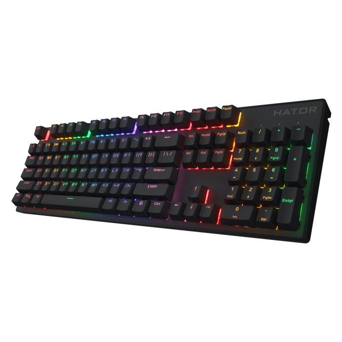 Клавиатура Hator Icefall Mecha Rainbow USB Black (HTK104UA) изображение 2