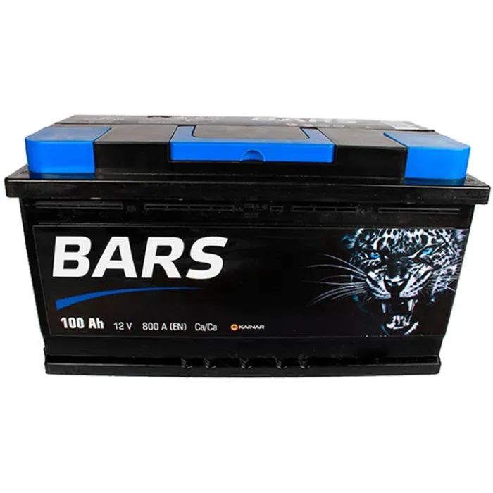Аккумулятор автомобильный Bars 100Ah Ев (-/+) (800EN)
