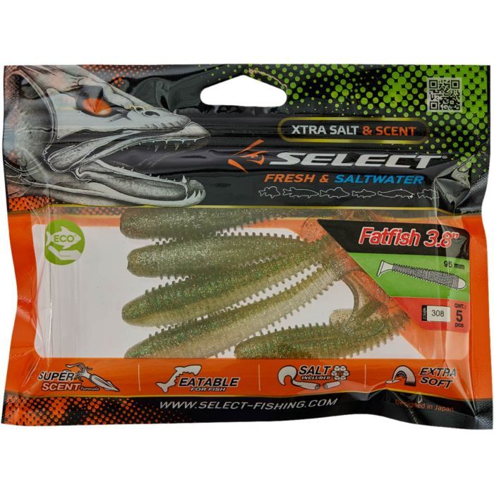Силикон рыболовный Select FatFish 3.8" 313 (5 шт/уп) (1870.72.11) изображение 2