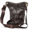Сумка Vintage На пояс Коричневая (14939) изображение 2