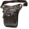 Сумка Vintage На пояс Коричневая (14939) изображение 3