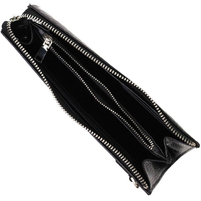 Гаманець Bond Accessories З натуральної шкіри Чорна (22049) зображення 6