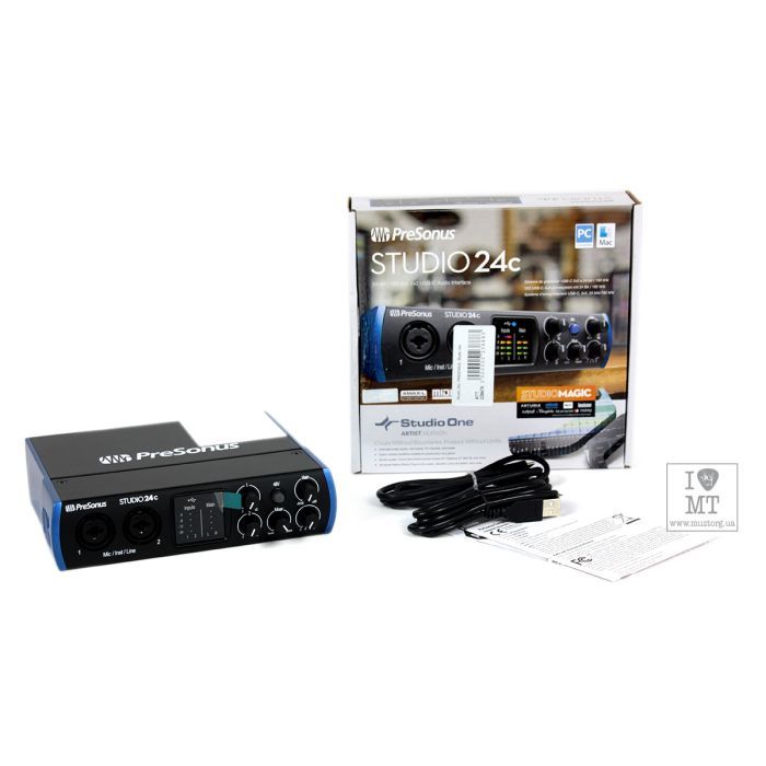 Аудіоінтерфейс PreSonus Studio 24c (228476) зображення 6