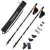 Палки для скандинавской ходьбы PowerPlay 9111 Lykke Black/White 80-135 см (PP_9111_White)