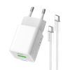 Зарядний пристрій ColorWay GaN Mini 30W PD Port PPS USB (Type-C PD + USB QC4.0) cable Type-C (CW-CHS053PDC-WT) зображення 4
