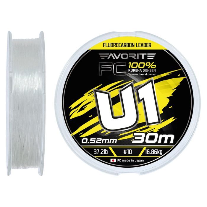 Флюорокарбон Favorite U1 FC 30m 3.0/0.285mm 13.2lb/5.97kg (1693.12.14)