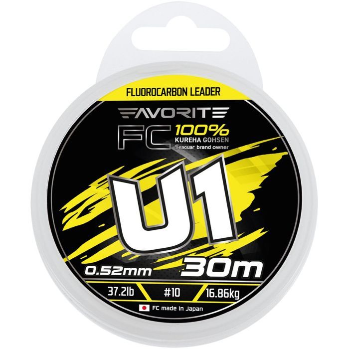 Флюорокарбон Favorite U1 FC 30m 3.0/0.285mm 13.2lb/5.97kg (1693.12.14) изображение 2