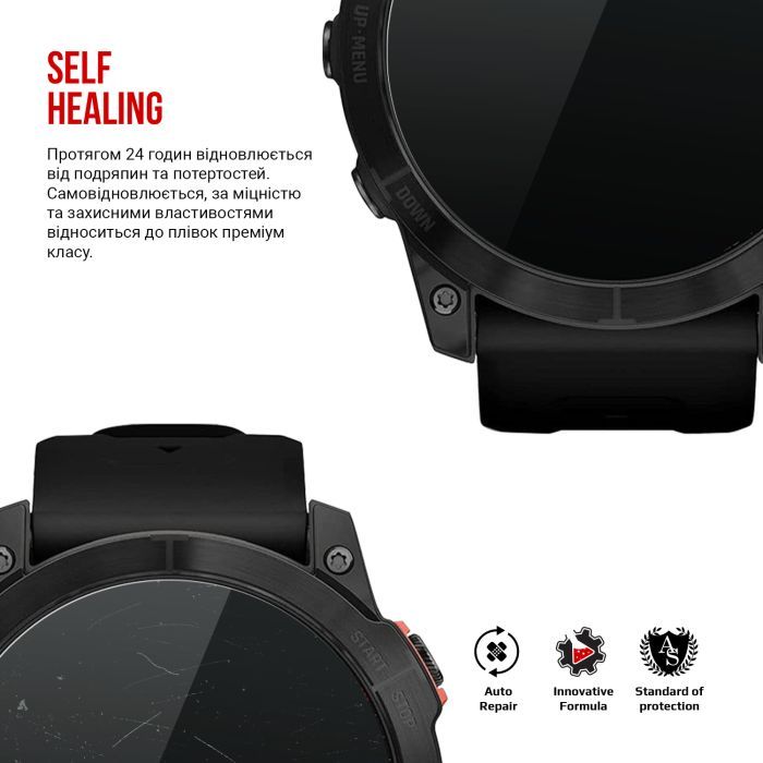 Пленка защитная Armorstandart Garmin Fenix 7X Solar 51mm 6 pcs (ARM85996) изображение 3