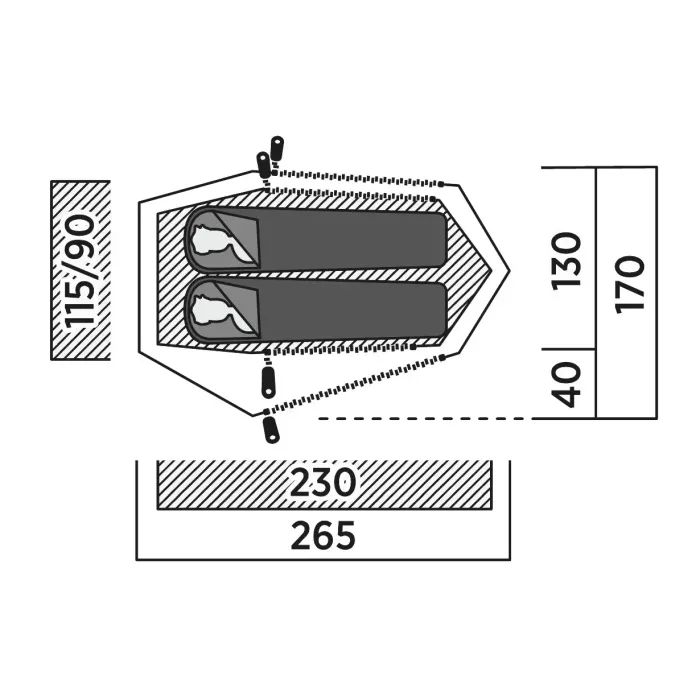 Палатка Easy Camp Sarek 2 (120468) (931540) изображение 7