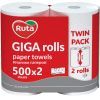 Бумажные полотенца Ruta Giga Rolls 2 слоя 2 рулона (4820202895848) изображение 2