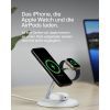 Зарядное устройство Belkin 3in1 Magnetic Adjustable Pad Qi2 15W White (WIZ023VFWH) изображение 6