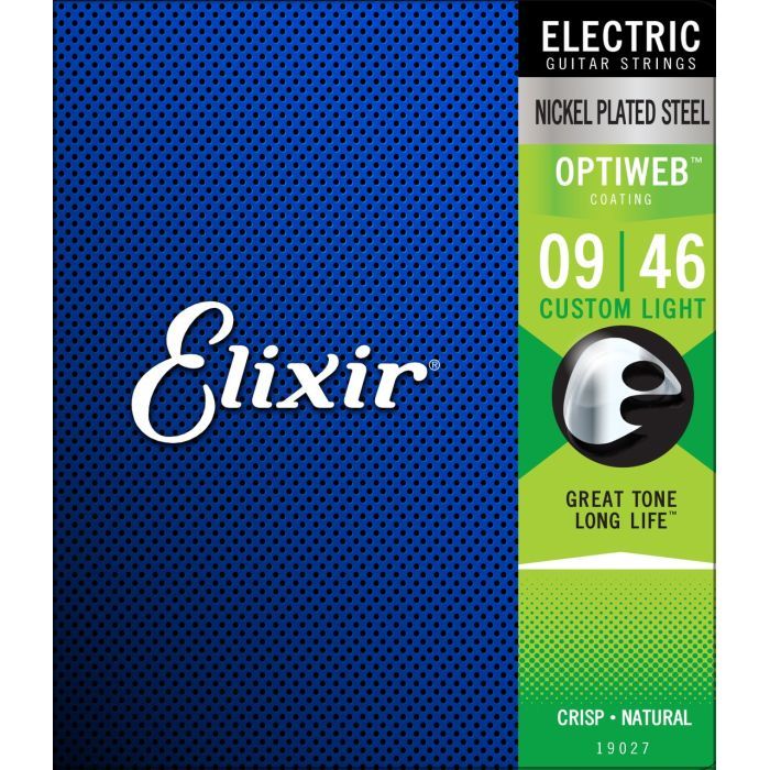 Струны для гитары Elixir 19027 Optiweb Nickel Plated Steel Custom Light (09-46) (283942)