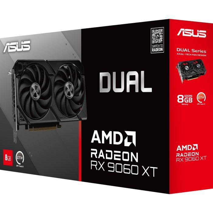 Відеокарта ASUS Radeon RX 9060 XT 8Gb DUAL (DUAL-RX9060XT-8G) зображення 7