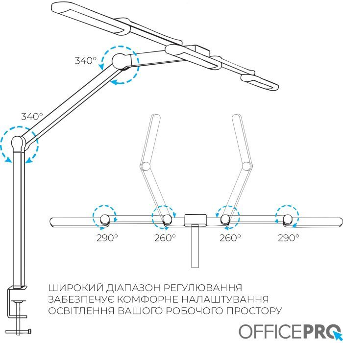 Светильник OfficePro LED лампа на монитор SL300B (SL300B) изображение 10