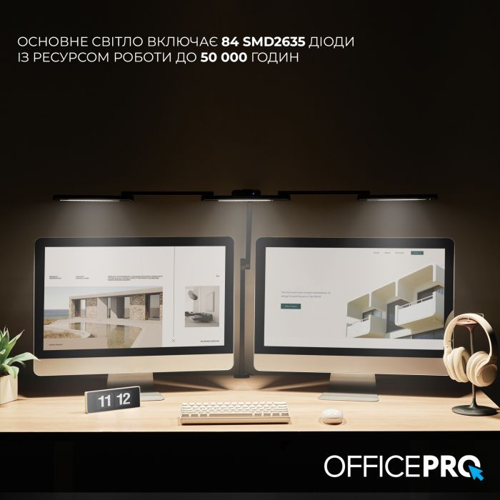 Светильник OfficePro LED лампа на монитор SL300B (SL300B) изображение 12