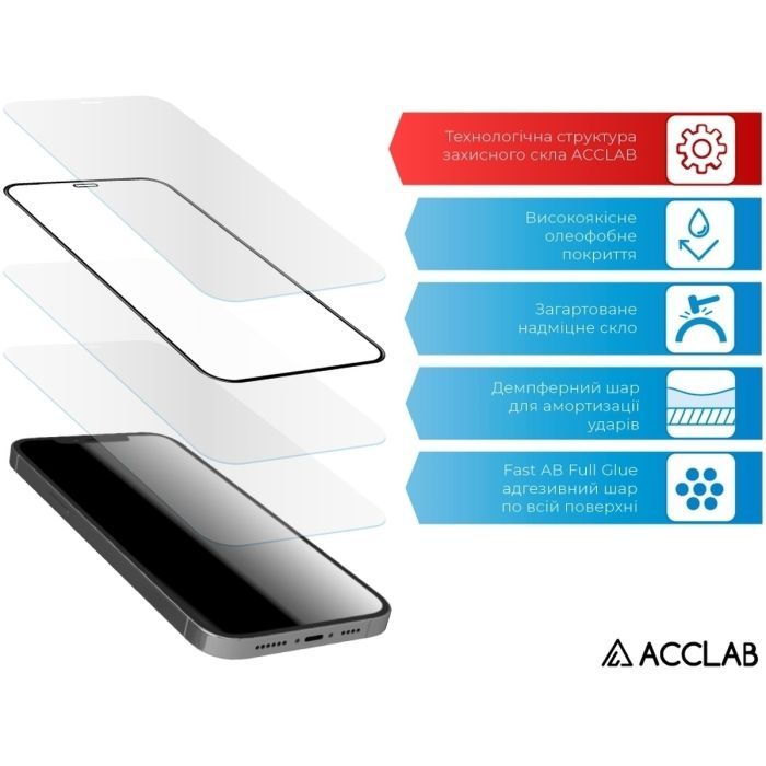 Скло захисне ACCLAB Full Glue MOTO G32 Black (1283126544309) зображення 4