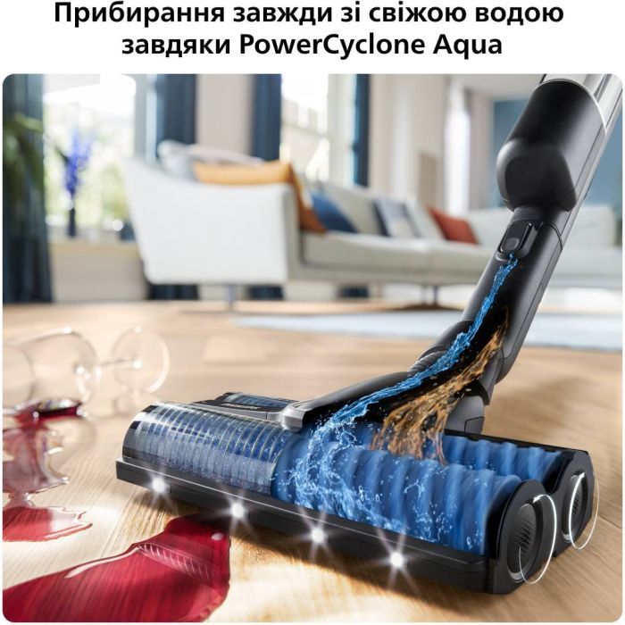 Пилосос Philips AquaTrio Cordless, 9000 Series (XW9463/10) зображення 4