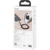 Дата кабель USB-C to Lightning 1.0m Cafule Metal PD 20W black Baseus (CATLJK-A01) зображення 5