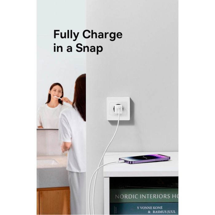 Зарядное устройство Baseus GaN5 Fast Charger USB-C 30W black (CCGN070401) изображение 12