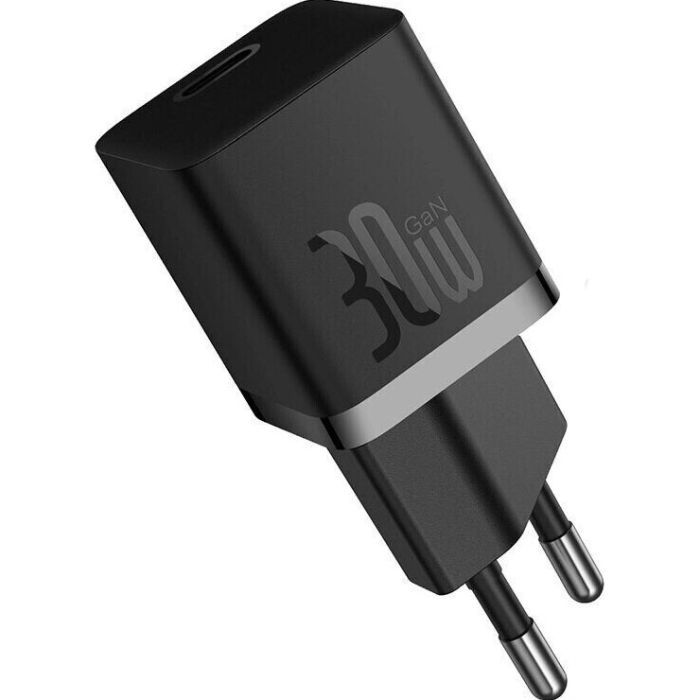 Зарядное устройство Baseus GaN5 Fast Charger USB-C 30W black (CCGN070401)