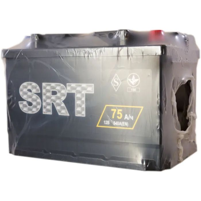 Аккумулятор автомобильный SRT 6СТ-75АЗ (0) (-/+) (L3) 640А 12V (E) изображение 2