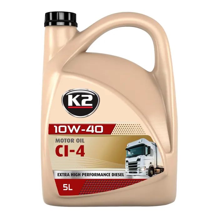 Моторное масло K2 MOTOR OIL 10W-40 CI-4 5 л (O3695E)
