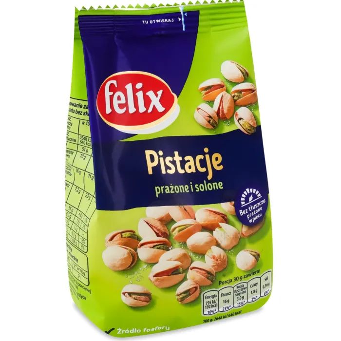 Орехи FELIX Фисташки 180 г (5900571104686)