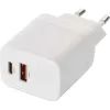 Зарядний пристрій EMOS V02G20 1xUSB-A + 1xUSB-C PD20W GaN (V02G20) зображення 2