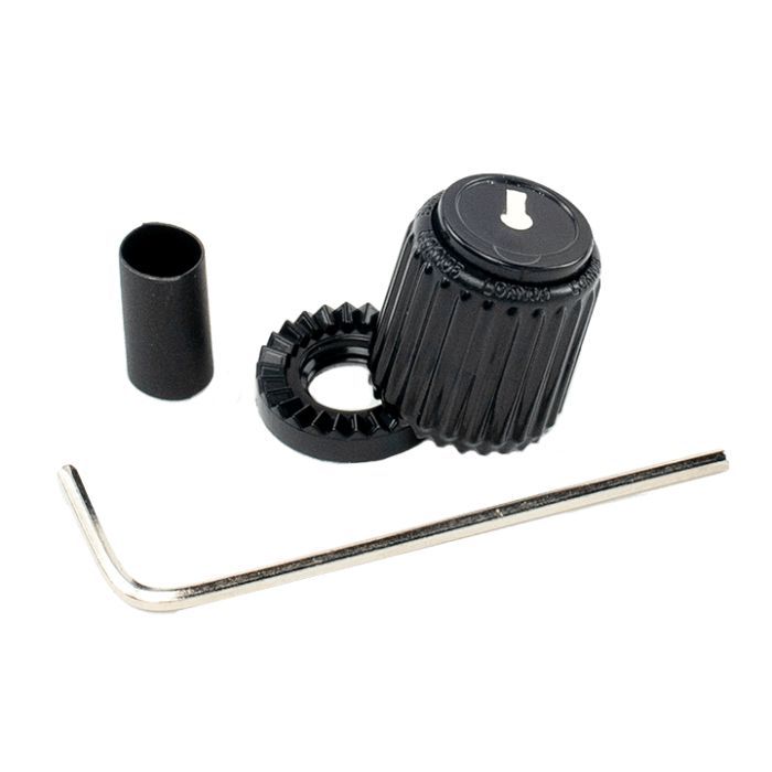 Ручка для потенціометра D'Addario Loknob Small Black Plastic Knob (PW-LNS-01B)