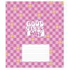 Зошит Школярик Good vibes only 18 аркушів клітинка (018-3561K)