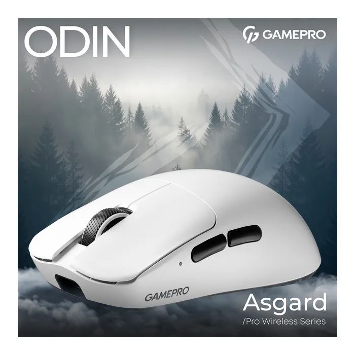 Мышка GamePro Asgard Odin 8K Wireless/USB White (GM035W) изображение 6