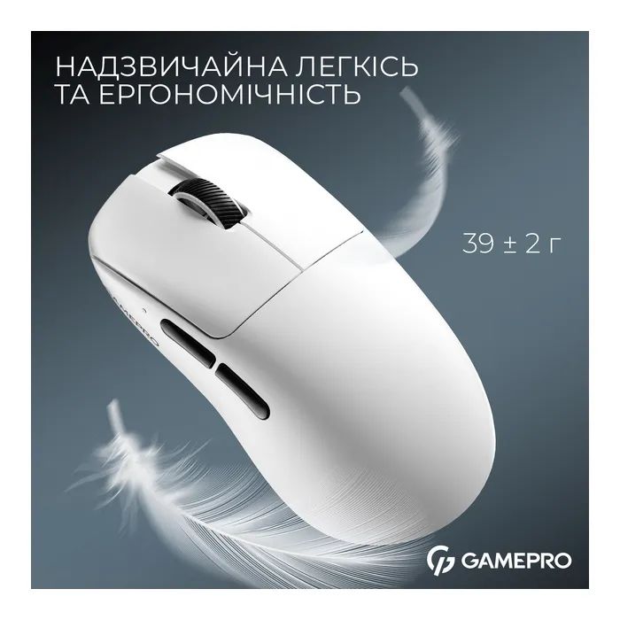 Мышка GamePro Asgard Odin 8K Wireless/USB White (GM035W) изображение 7