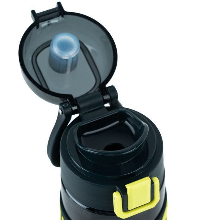 Пляшка для води Kite 680 мл чорно-блакитна (K25-1233-2) зображення 3