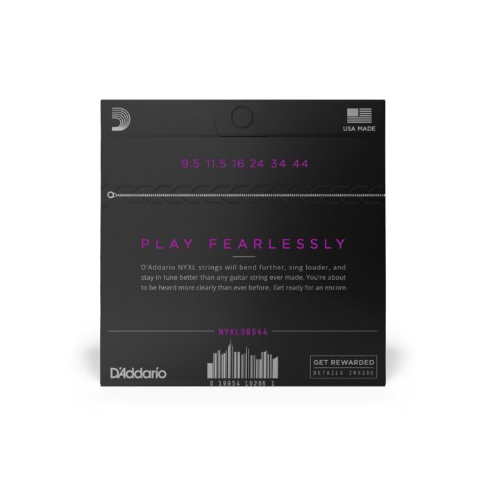 Струны для гитары D'Addario NYXL Electric Super Light Plus (09.5-44) (NYXL09544) изображение 3