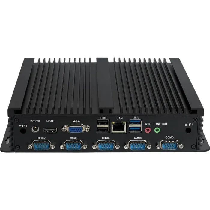 Промышленный ПК ІКС PB6412 бескулерный J6412,8GB/128GB,6xRS232,6xUSB,ethernet,VGA,HDMI (PB-6412)